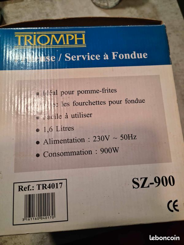 Friteuse duo et service en fondue (image 2)