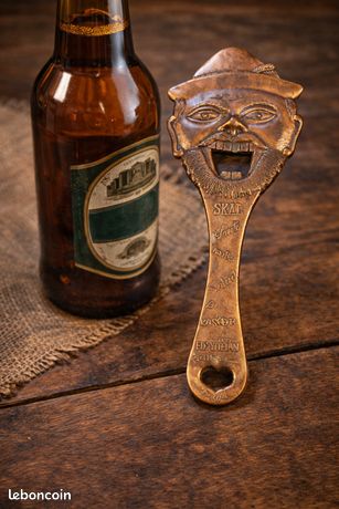 Ouvre-bouteille Ancien URSS - Métal Clé - Style Bar Vintage - Occasion