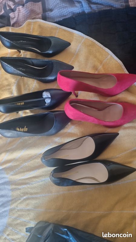 Lot 4 paires Chaussures talons (image 1)