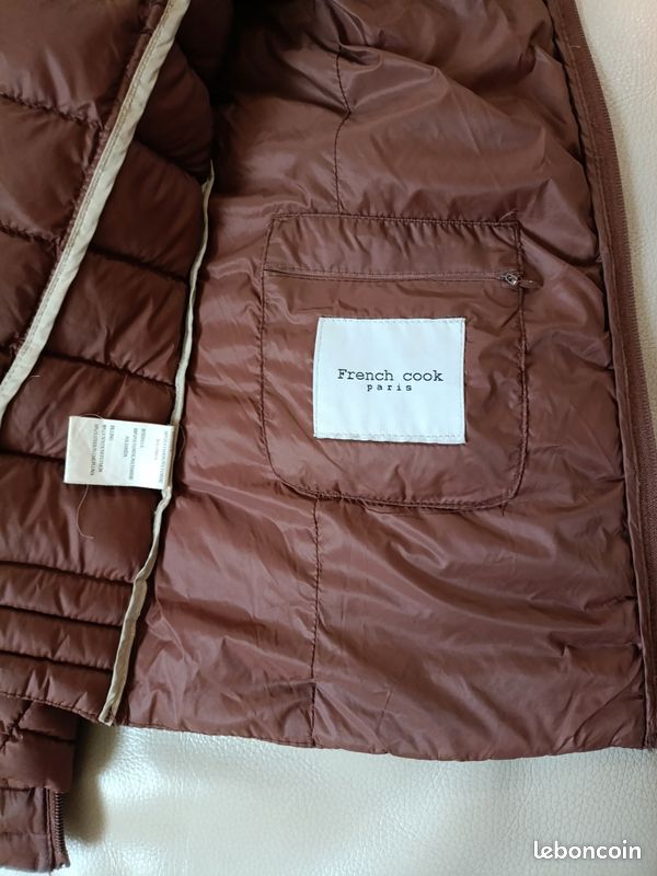 Doudoune Femme French Cook Taille M - Couleur Magenta - 90% Duvet - Neuf Avec étiquettes