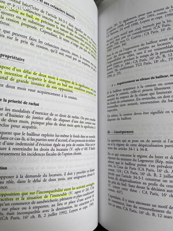 Droit des baux commerciaux Blatter (image 3)
