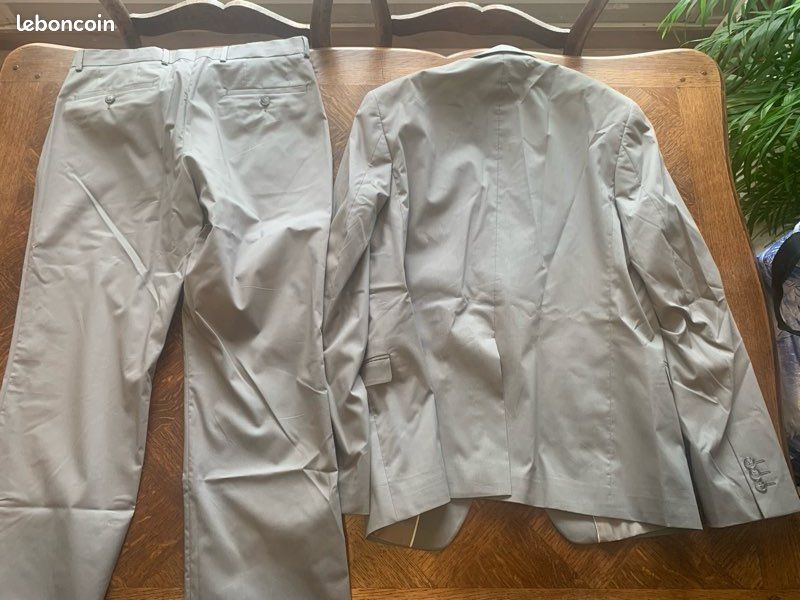 Costume homme Jules gris XL (image 2)