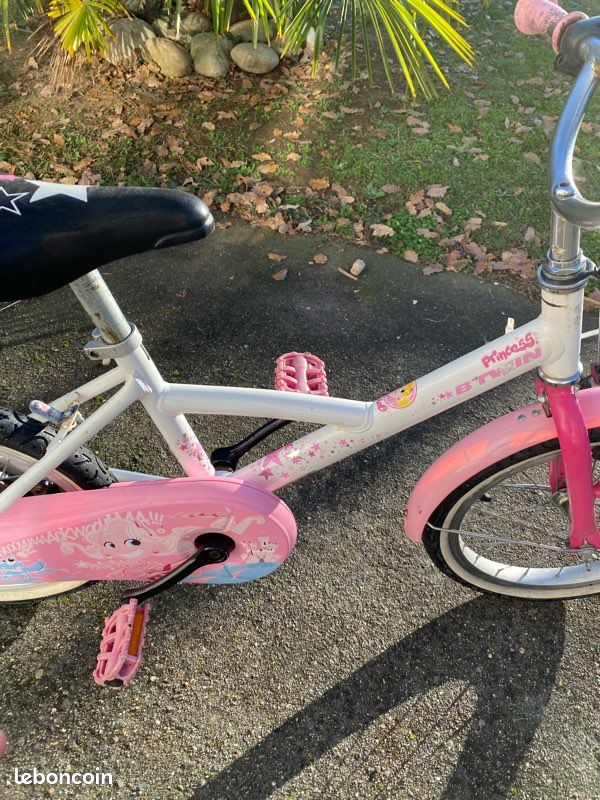 Vélo fille 6/8 ans BTWIN princesse (image 4)