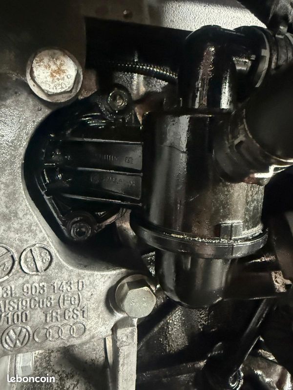 Moteur 2.0 TDI CBA / CBB admission plastique / 3 sorties d’eau sur le bloc Golf 7 / Tiguan / kamiq / Leon / Audi a3 / Touran / Octavia / Caddy / Golf 6 / scirocco / Eos / Jetta / Ibiza / Toledo / Q3 / (image 3)