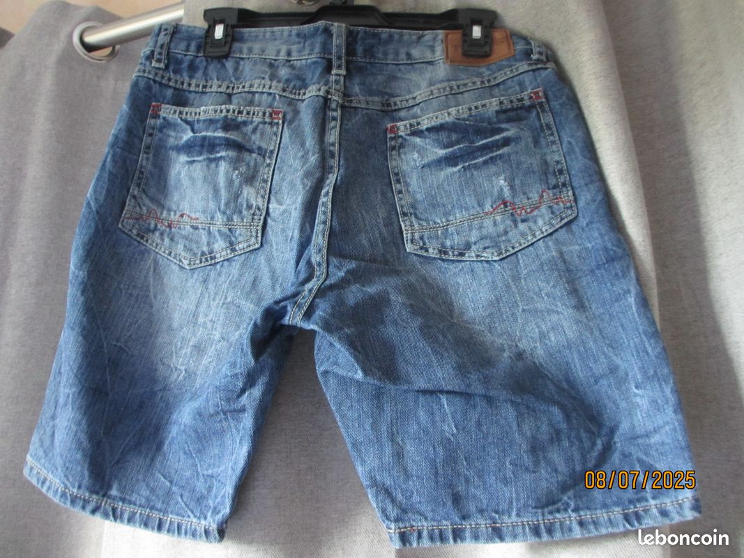 Bermuda homme en jean (image 2)