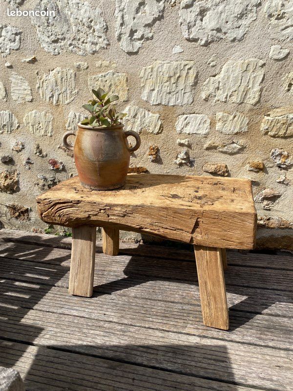 Banc/tabouret en bois (image 2)