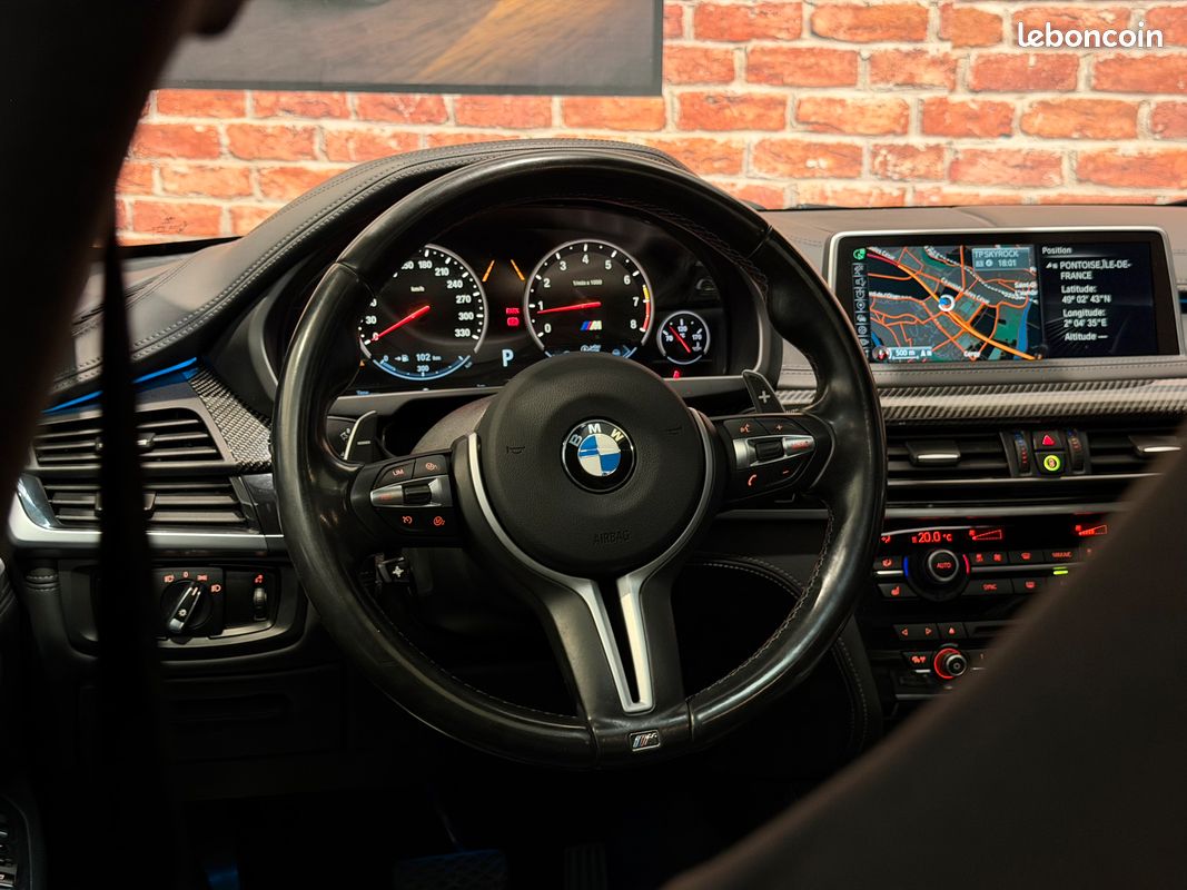 BMW X6 M 575ch BVA8 4.4 XDRIVE ( X6M ) - CARBONE / H&K / LASER / HUD - IMMAT FRANCAISE (image 14)