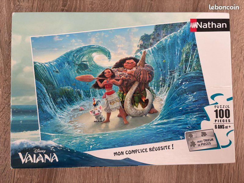 Puzzle Vaïana 100 pièces (image 1)
