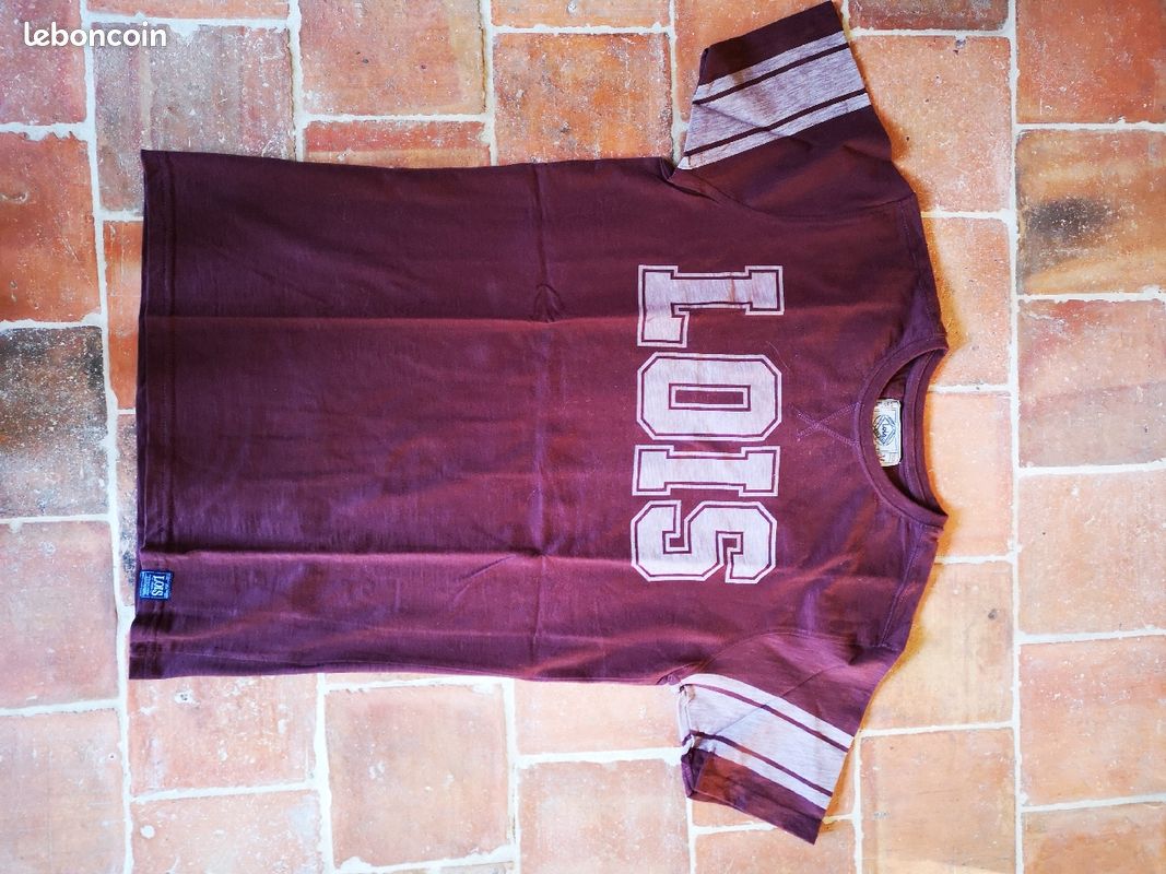 Tee shirt Lois bordeau taille M (image 1)