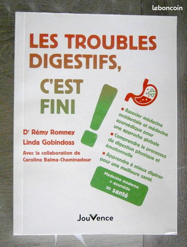 Livre : Les troubles digestifs c’est fini – Dr Rémy Romney et Linda Gobindos (image 1)