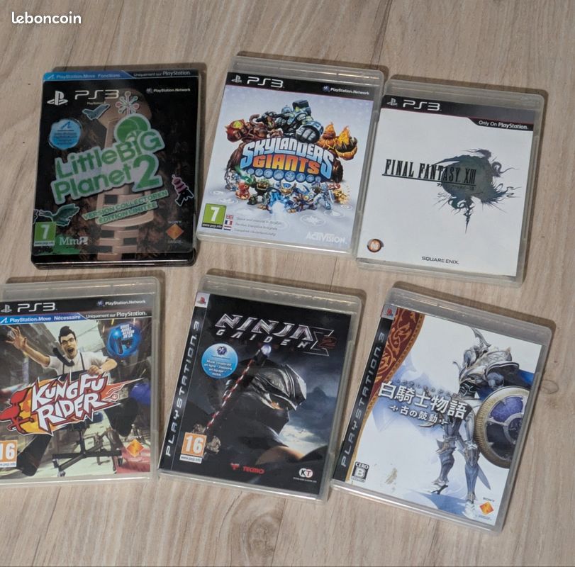 Lot De Jeux PS3 - Jeux D'aventure - Très Bon état - Boîtes Et Notices Incluses - Année 2019, Classification PEGI 3