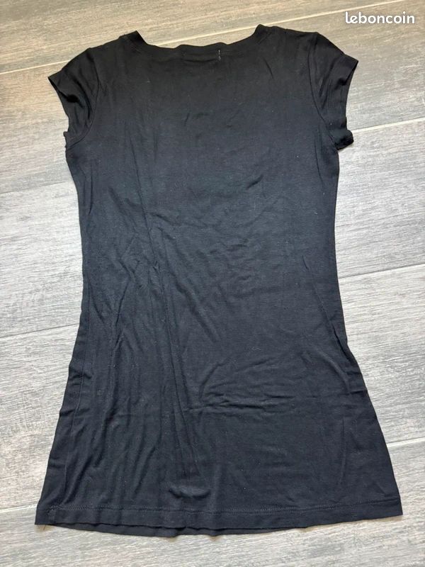 N25.T-shirt, taille S/M, noir Phoenix à sequin (image 2)