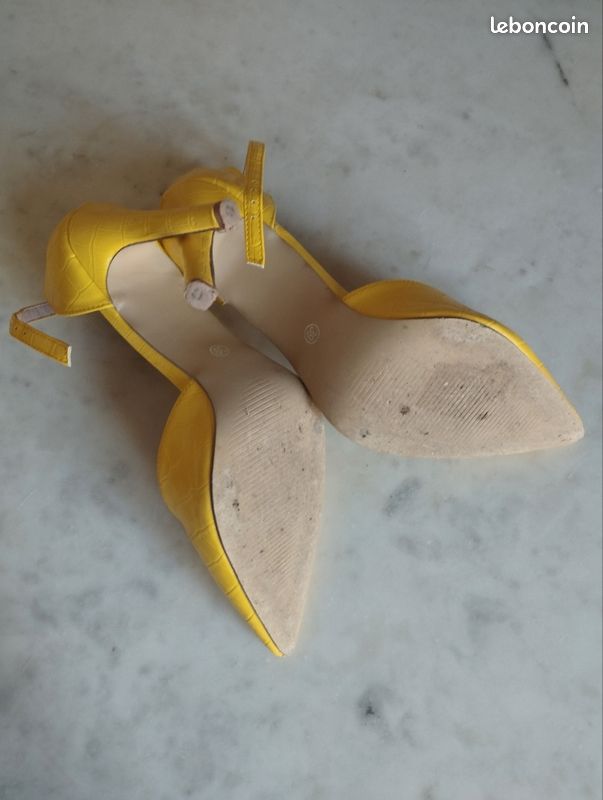 Jaune Moutarde Chaussures Talons Jaunes Talons Jaunes Chaussures