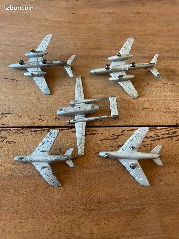 Lot 5 avions Dinky Toys France Vautour - Mystere IV et CIJ Noratlas « à restaurer » 🇫🇷 (image 5)