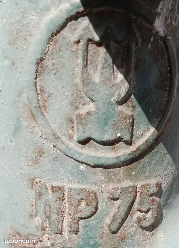 Ancienne pompe à eau en fonte NP75 (image 3)