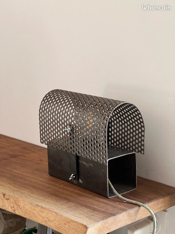 Lampe artisanales en bois flotté, industrielles et ... - nine artiste