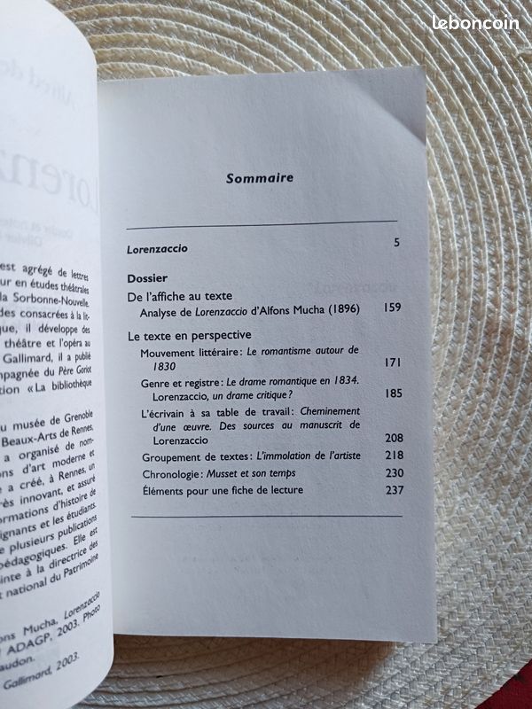 Roman Lorenzaccio d'Alfred de Musset Editions Folioplus 2003 (image 5)