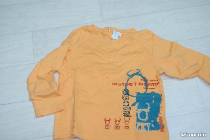 T shirt 1 ans okaidi (image 1)