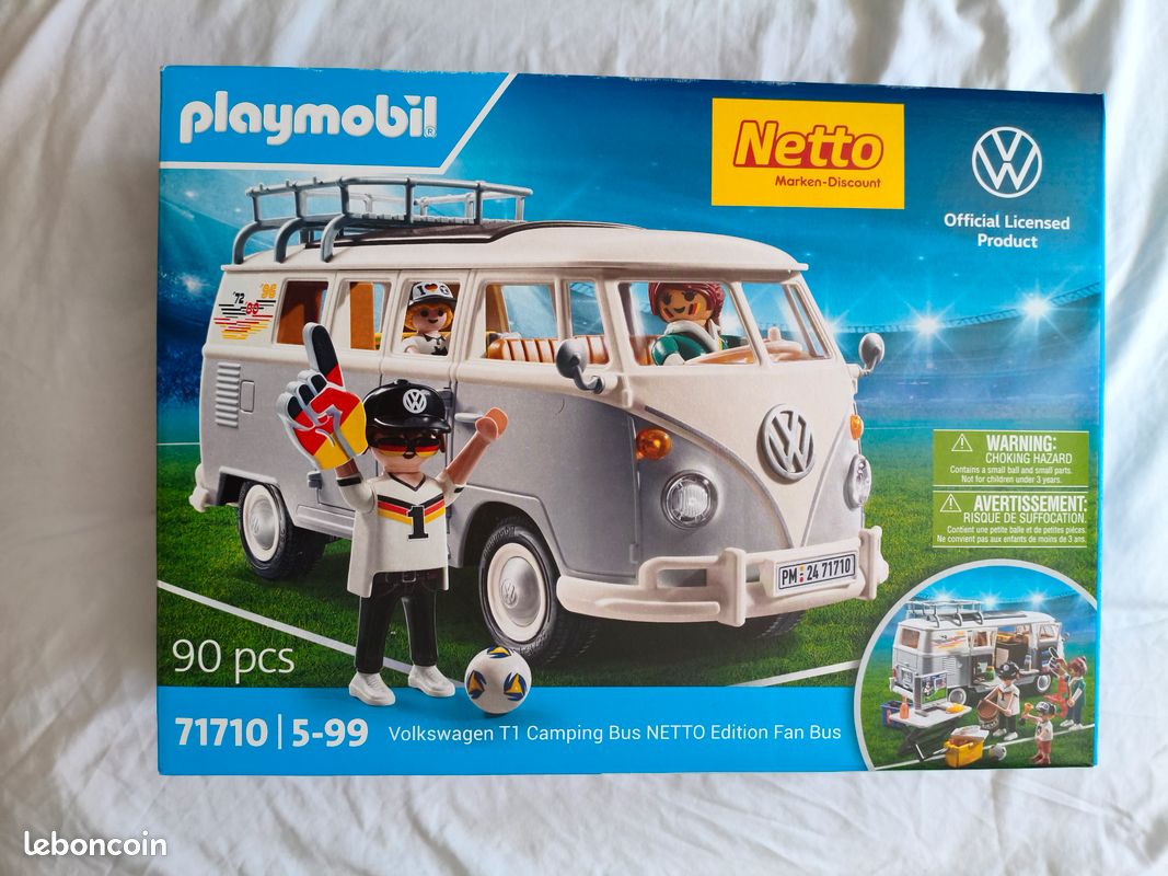 Playmobil 71710 / 71709 Volkswagen T1 coupe d'europe 2024 (image 1)