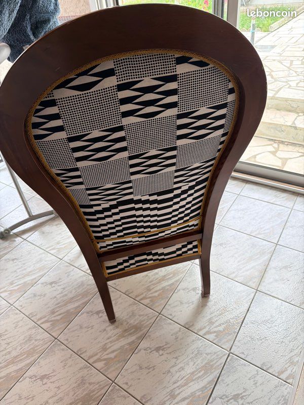 Fauteuil voltaire retapé (image 4)