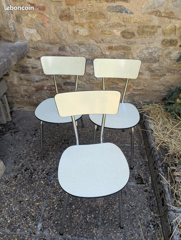 Chaises formica vintage (image 1)