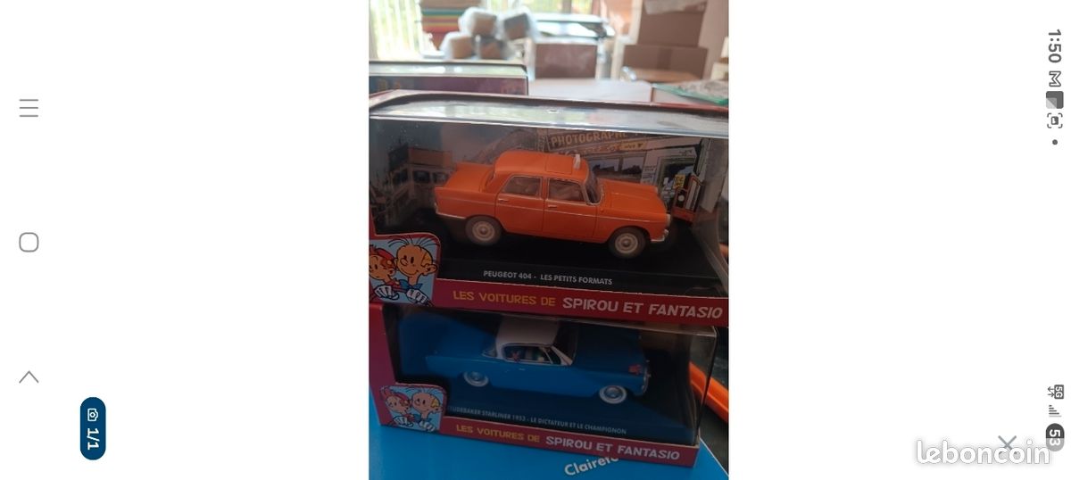 STUDEBAKER STARLINER LES Voitures De Spirou 1/43 EUR 9,99 - FR