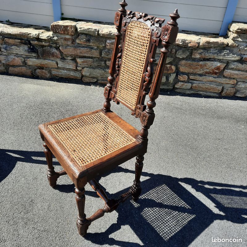 Chaise ancienne style espagnol (image 1)