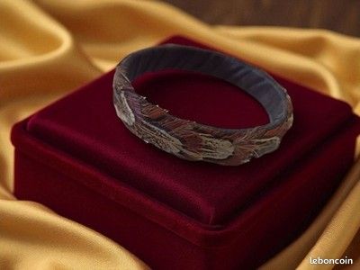 Bracelet Ancien Vintage En Coquillages Naturels - Bijou Rétro, Collection Ou Déco - Fabriqué En France