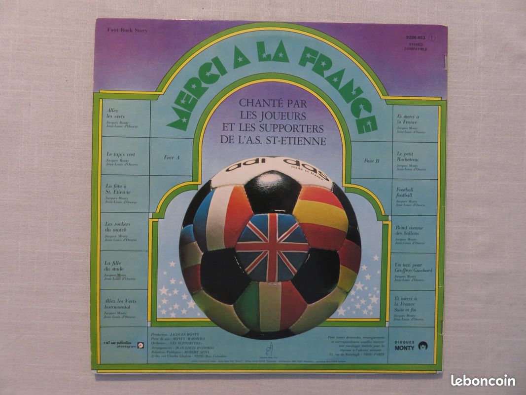 Vinyle "Allez les verts" A.S Saint-Etienne (image 5)