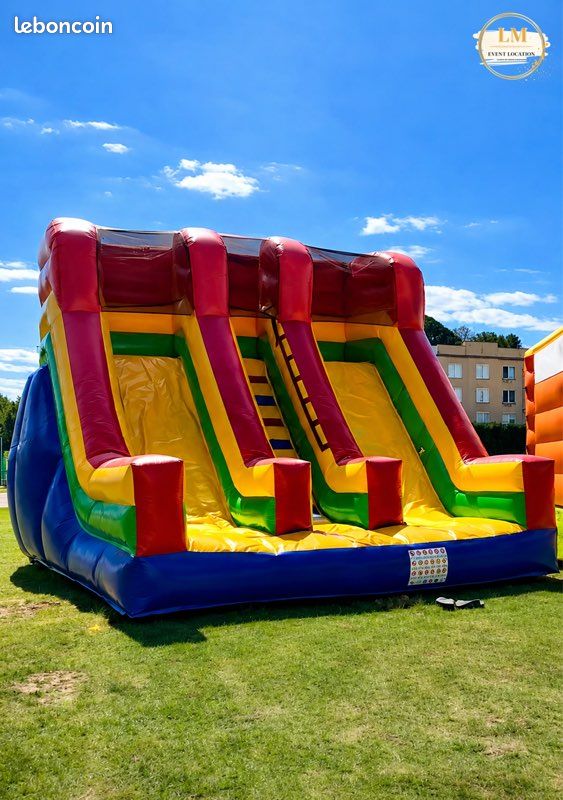 Test : château gonflable extérieur FBSPORT pour enfants