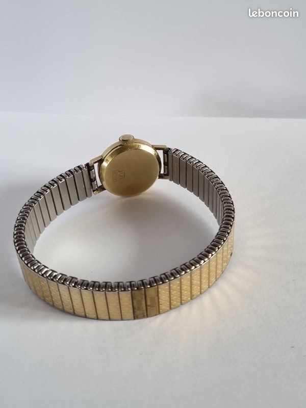 Montre Luxe de Dame Vintage Or 14K Eufa 17 Rubis Incabloc