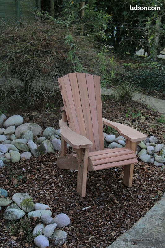FAUTEUIL CANADIEN TERRASSE dit ADIRONDACK pour ENFANT (image 5)