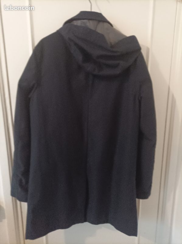 Parka bleu marine taille s Zara (image 4)