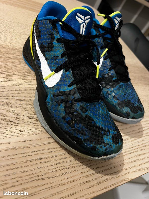 Nike Kobe Camouflage Bleu Chaussures