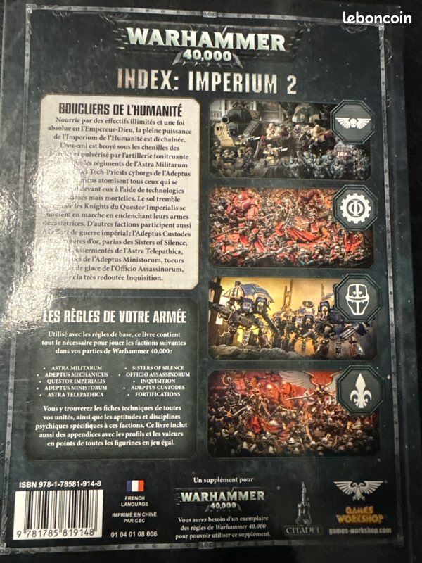 Warhammer, 40000. Index Imperium un et deux (image 5)