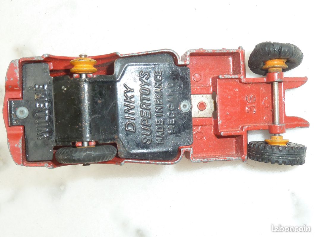 Dinky Toys Camion Willemen 36 Supertoys + Remorque – Vintage, Collection (manque Tiges)