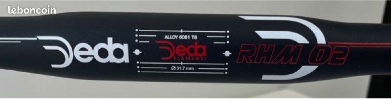 Cintre / Guidon Aluminium 6061 T6 DEDA RHM 02 Largeur 42 Extérieur pour potence 31.7 neuf (image 2)