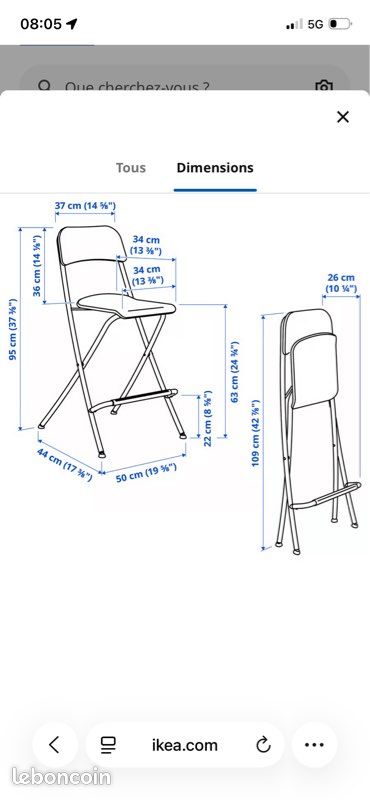 Chaise de bar (image 4)