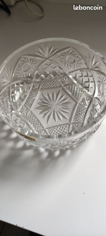 Saladier en cristal de lorraine (image 2)