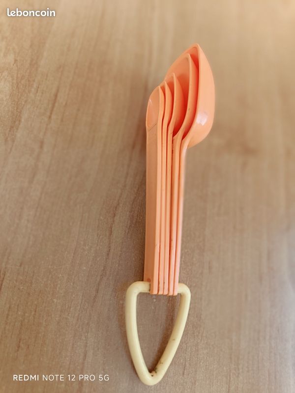 Cuillères doseuses x5 Tupperware orange- sbm (image 2)