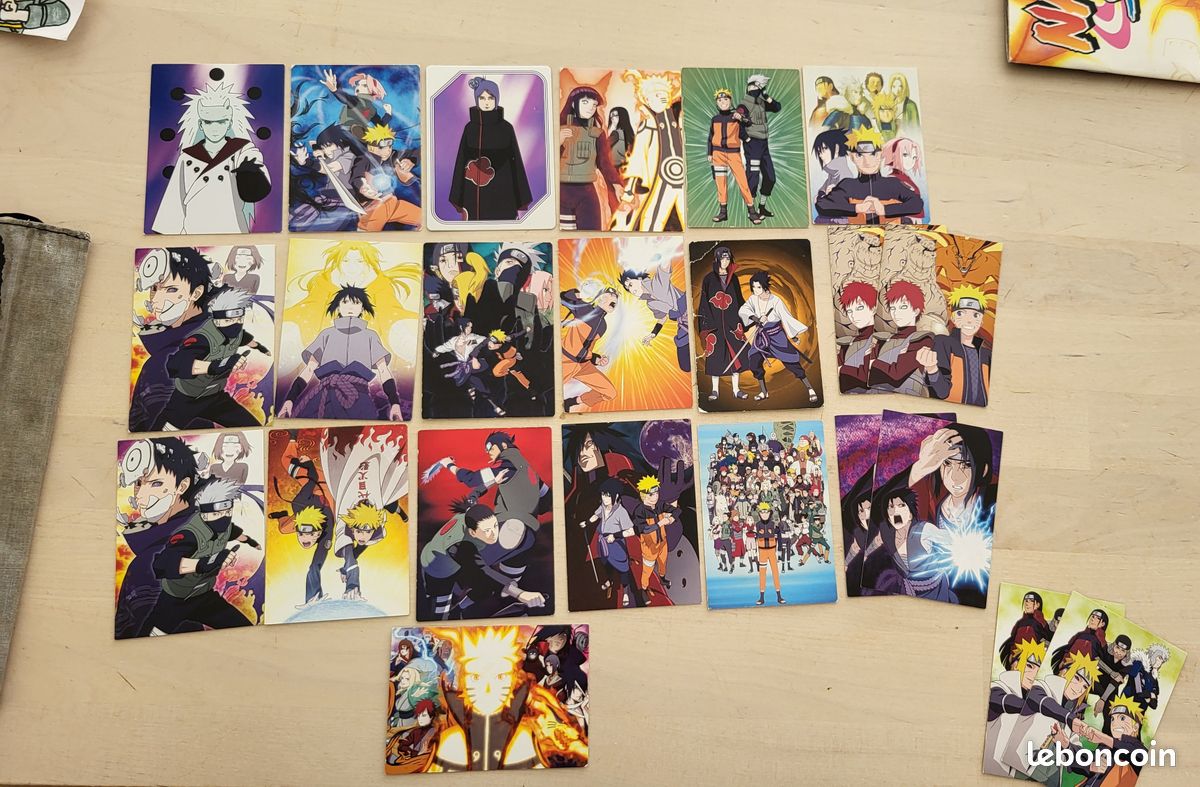 Gros lot Collector Naruto Shippuden - Album Panini bien rempli + 23 Cartes Rares (Introuvables) (image 4)