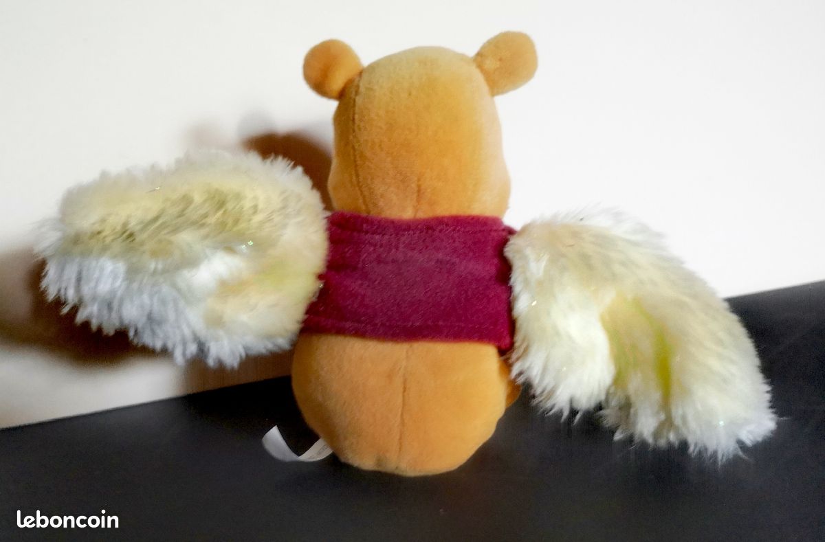 Petite Peluche Vintage Winnie L'Ourson Ange "Pooh Dreams Wings" (image 4)