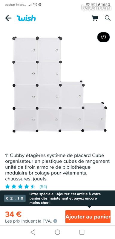 Armoire cube amovible (image 2)