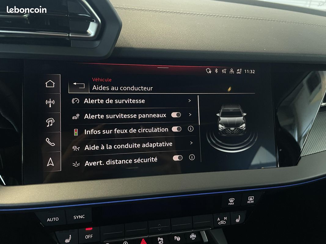 AUDI A3 Berline TFSI Mild Hybrid 150 S tronic 7 S line (image 25)