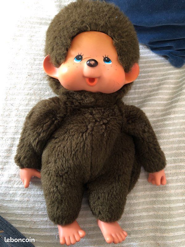 Grande Peluche Vintage Kiki, Marque Ajena Sekiguchi, Fabriquée En France