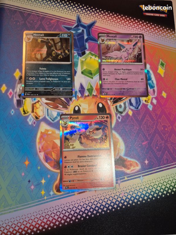 Lot de 3 holo évolution prismatique - Collection