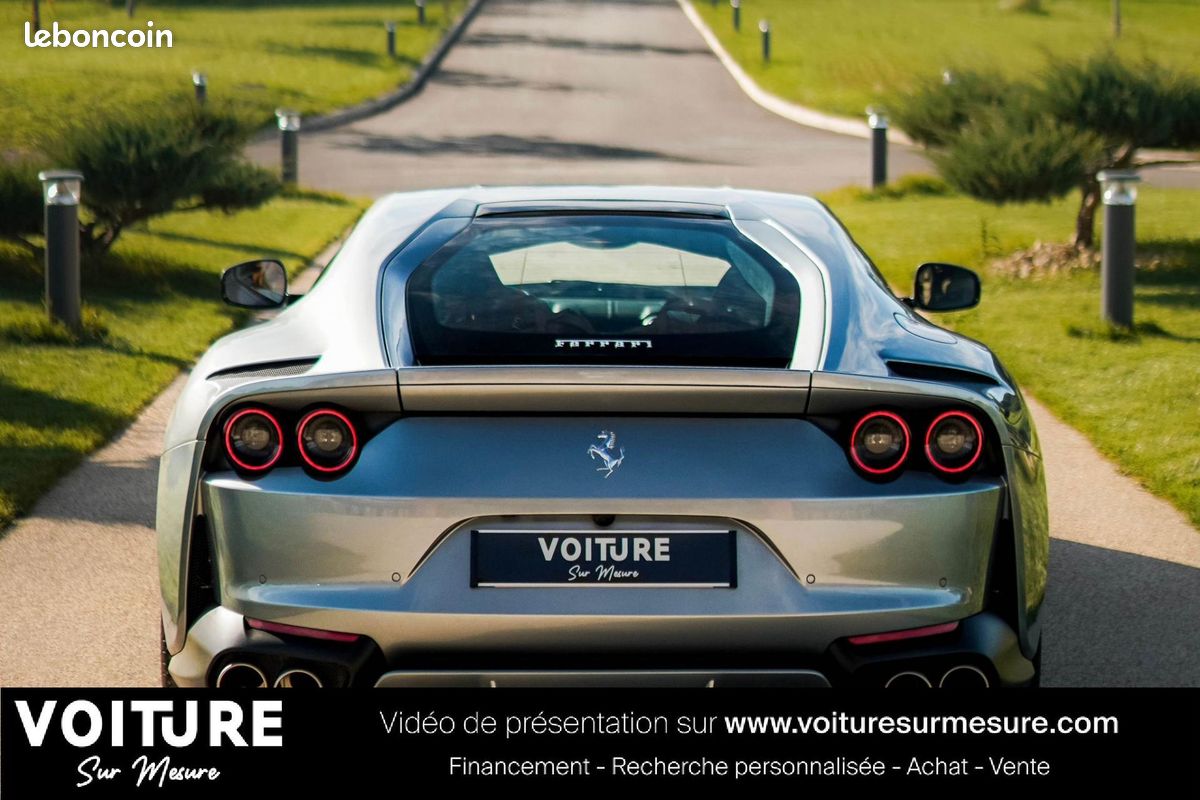 FERRARI 812 SUPERFAST 6.5i V12 800ch - carbone - sièges perf - set bagages (image 11)