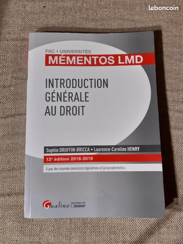 Mementos LMD: introduction générale au droit (image 1)
