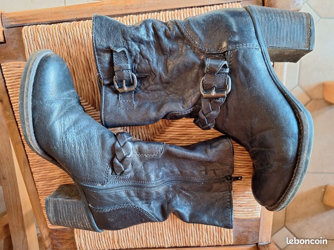 Bottines noires (image 1)