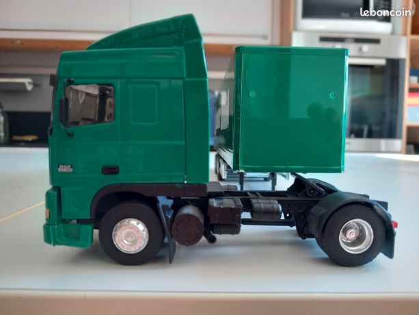 Semi-Remorque FRUEHAUF AUBINEAU Fourgon TRANSPORTS BRELET – Modèle Réduit 1/43 ELIGOR – Occasion